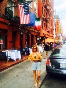 Little Italiana in Little Italy on Mulberry Street. Just a few Italian places are left, as Chinatown devoured it all but still it's nice strolling around for a good espresso and some tiramisù!